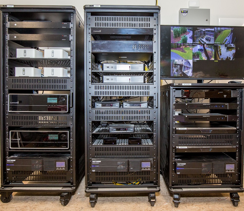 Structured Wiring 2 and a half racks Security Plus Richmond VA